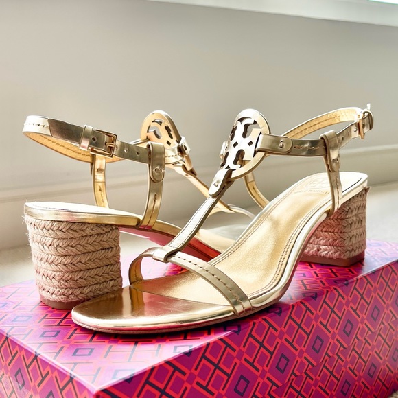 🎉HP🎉Tory burch miller 65mm espadrille sandals - Picture 1 of 16